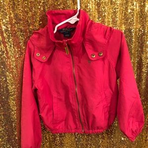 Toddler girl polo jacket